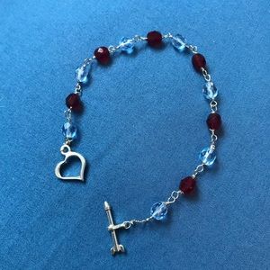 Pi Beta Phi toggle bracelet